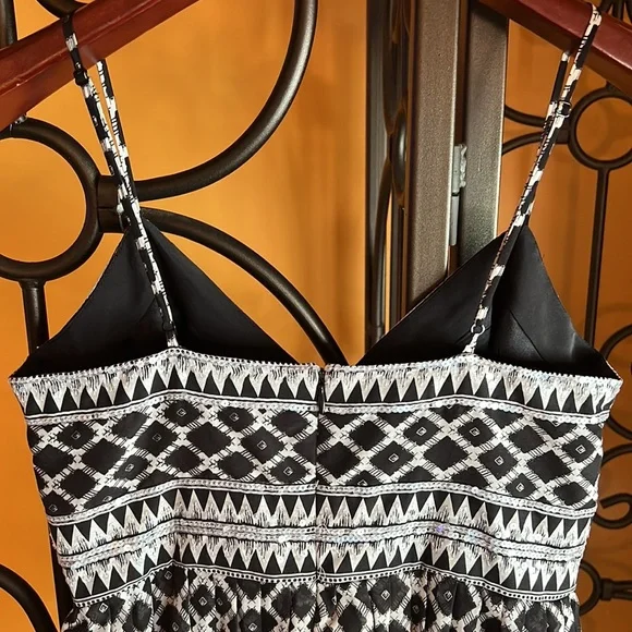 BCBG Max Azria Silk & Tulle Hem Baby Doll Dress - Picture 4 of 7